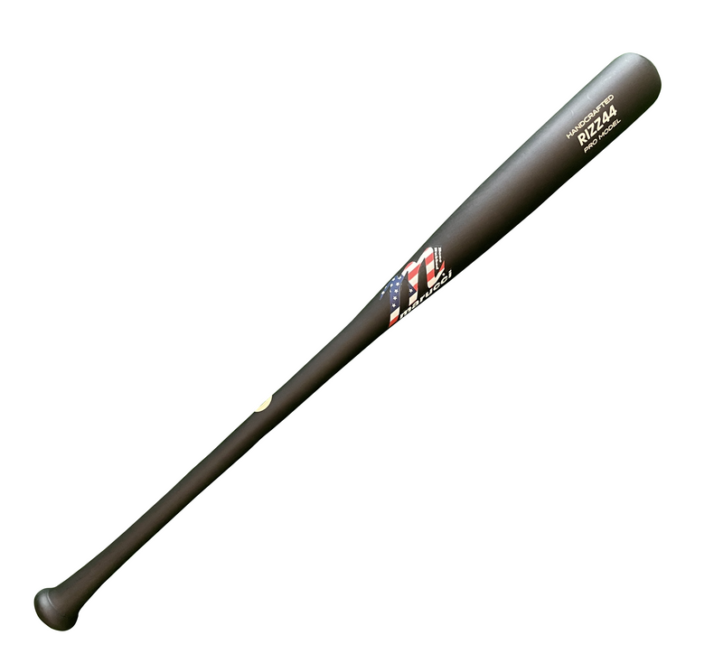 Marucci Custom RIZZ44 Matte Black Pro Model Maple Wood Baseball Bat - Nutmeg Sporting Goods