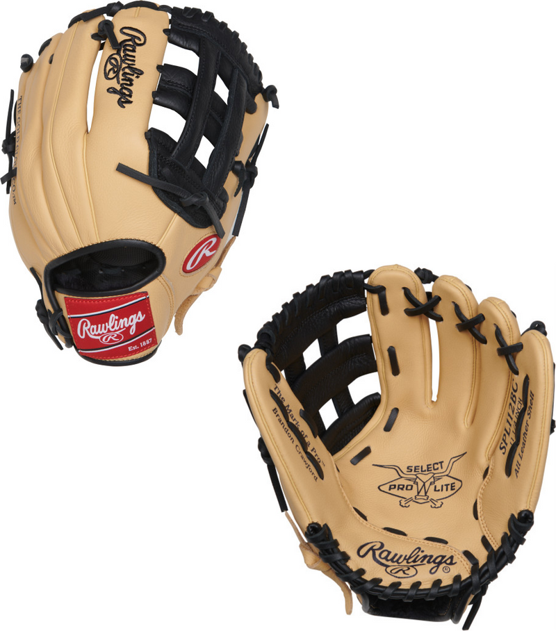 Rawlings Select Pro Lite SPL112CB Youth Model Baseball Glove - 11.25" - Nutmeg Sporting Goods