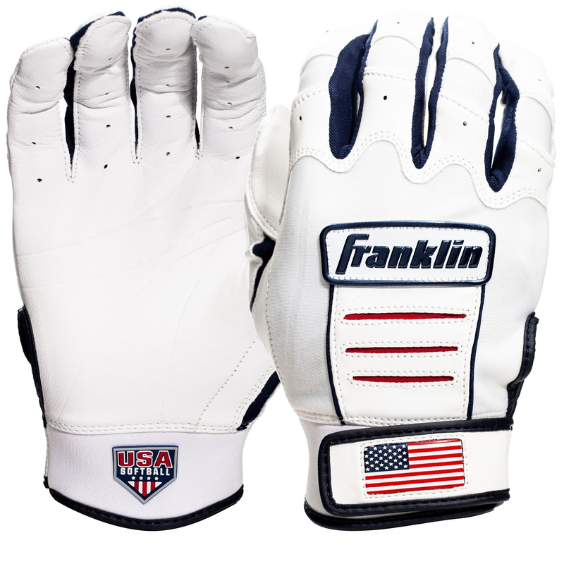 Franklin USA Women's Softball CFX Pro Batting Gloves - Nutmeg Sporting Goods