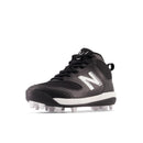 New Balance 3000v6 Black/White Youth Molded Cleats
