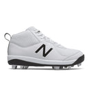 New Balance 3000v5 White Youth Molded Cleats - Nutmeg Sporting Goods