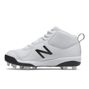 New Balance 3000v5 White Youth Molded Cleats - Nutmeg Sporting Goods