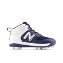 New Balance 3000v6 Navy/White Youth Molded Cleats