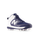 New Balance 3000v6 Navy/White Youth Molded Cleats