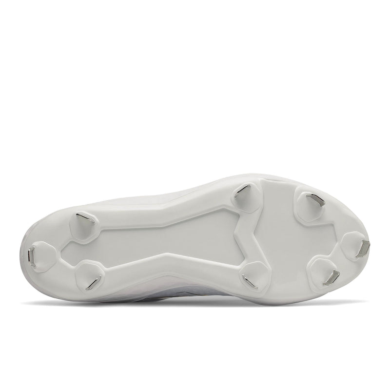 New Balance Fresh Foam 3000v5 White/White Low Metal Men's Cleats - Nutmeg Sporting Goods