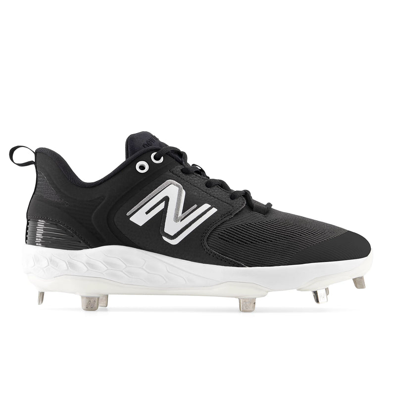 New Balance Fresh Foam 3000v6 Black/White Low Metal Men's Cleats