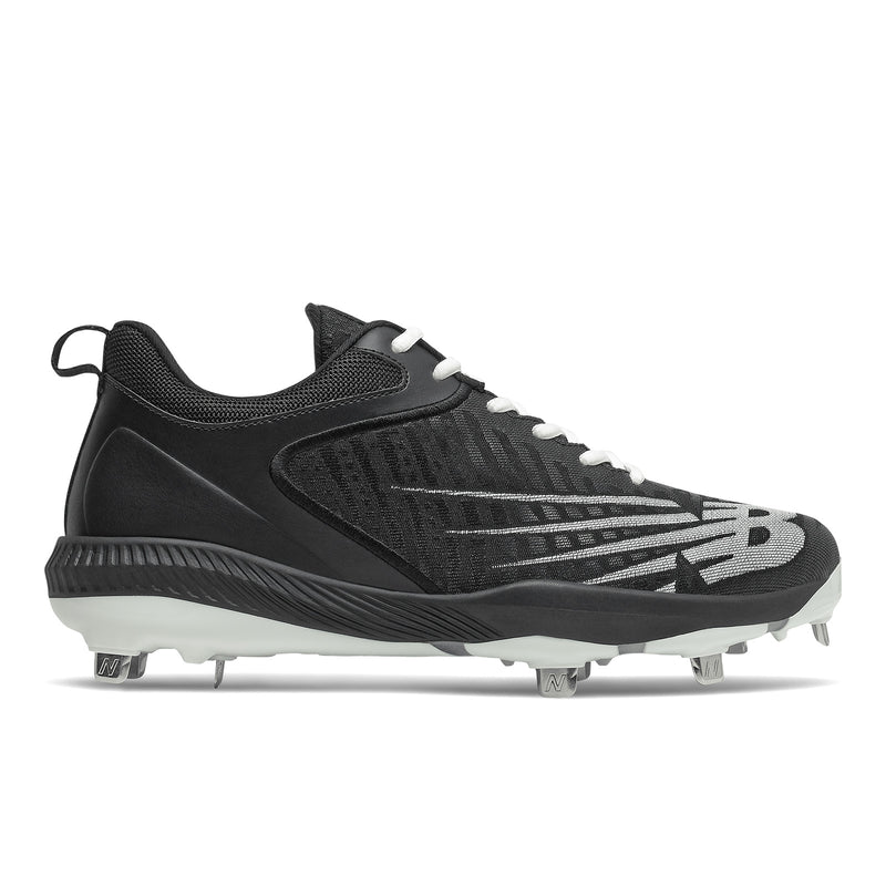 New Balance FuelCell 4040v6 Black with White Low Metal Men's Cleats