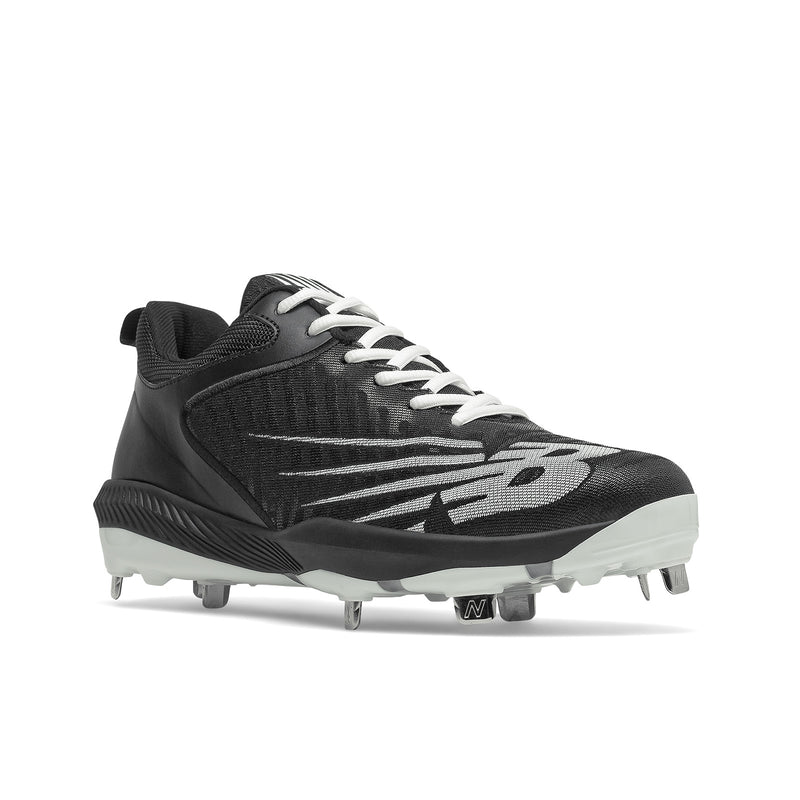 New Balance FuelCell 4040v6 Black with White Low Metal Men's Cleats