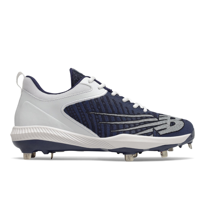 New Balance FuelCell 4040v6 Navy with White Low Metal Men's Cleats