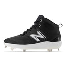 New Balance Fresh Foam 3000v6 Black/White Mid Metal Men's Cleats