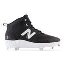 New Balance Fresh Foam 3000v6 Black/White Mid Metal Men's Cleats