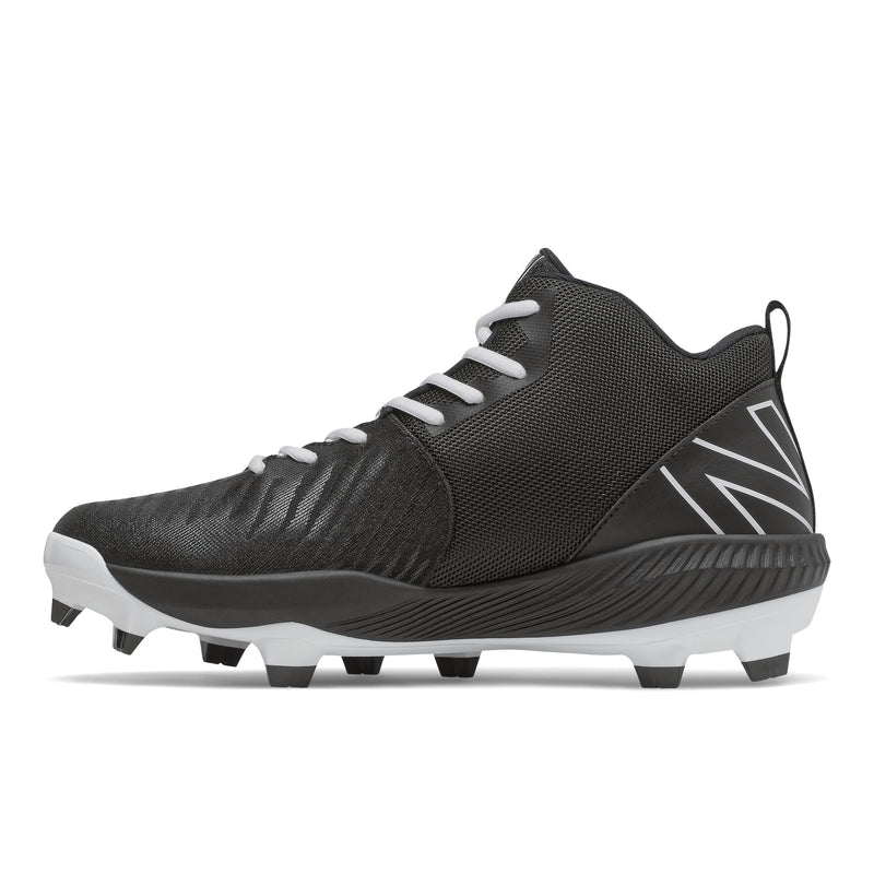 New Balance FuelCell 4040v6 Black with White Mid Molded Men's Cleats