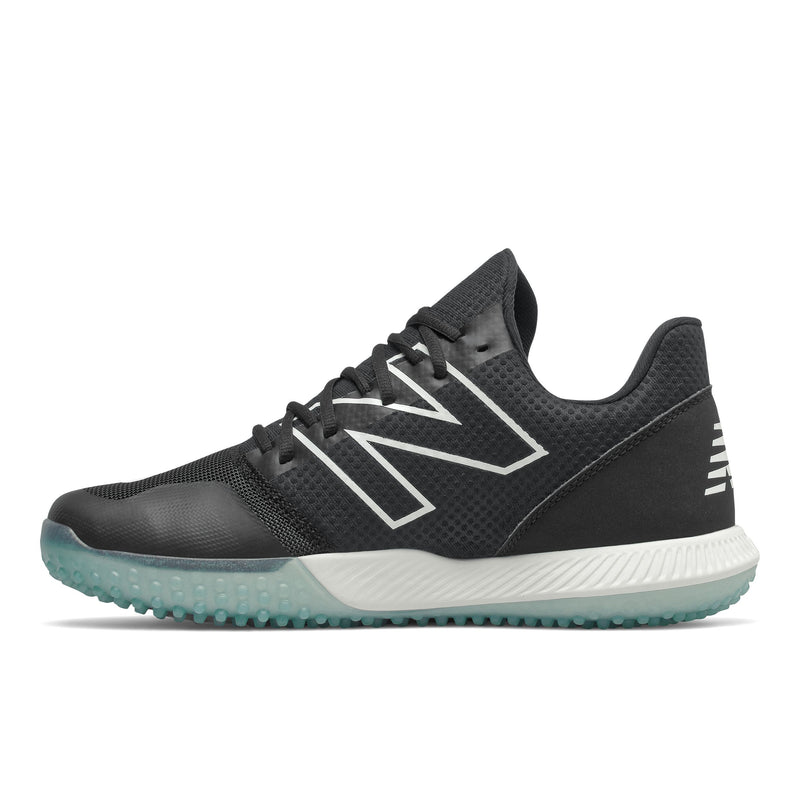New Balance FuelCell 4040v6 Black with White Turf Trainer - Nutmeg Sporting Goods